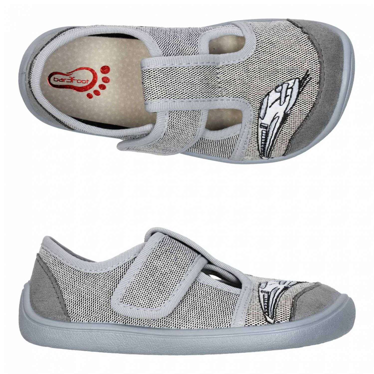 sivi copati 3f