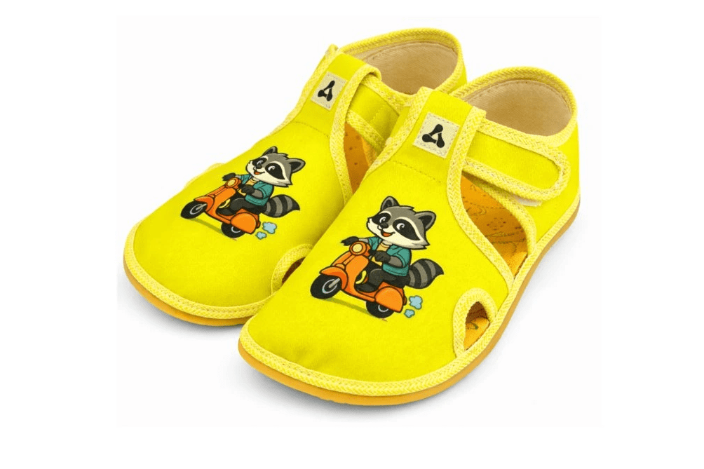 Otroški barefoot copati Antal Rascal rakun