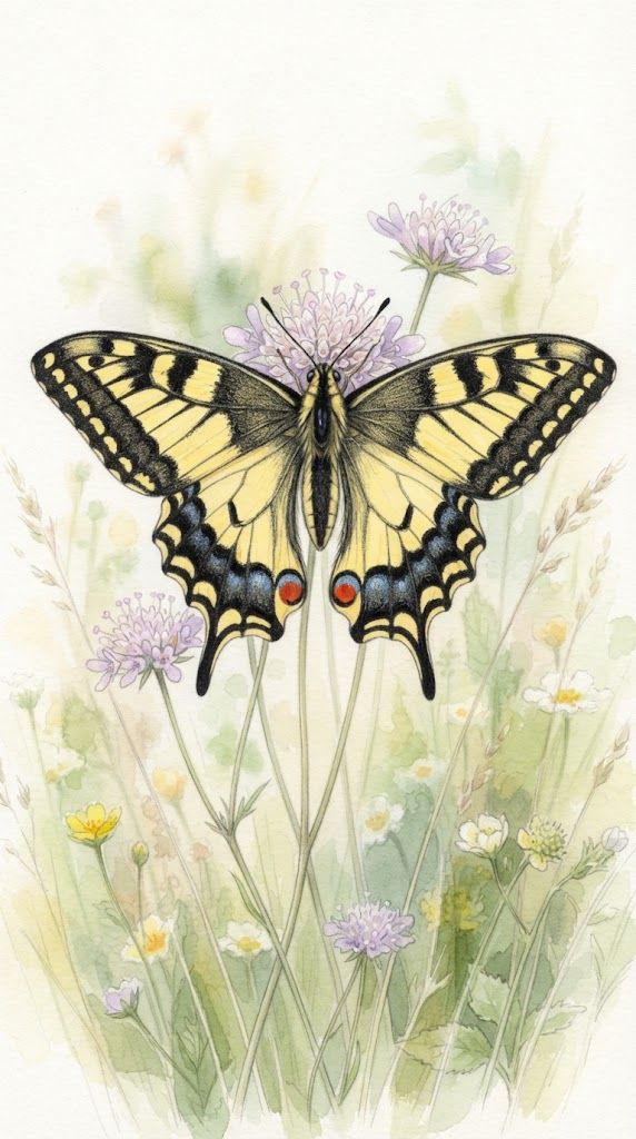 Lastovičar Papilio machaon metulji slovenije